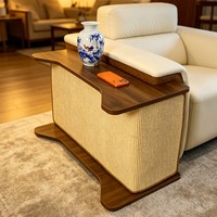 Canapé en bois-Table d'appoint et griffoir pour chat Combo-Robuste et durable Design résistant aux rayures Meubles pour animaux