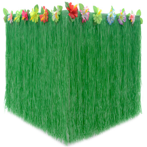 <span class=keywords><strong>Jupe</strong></span> <span class=keywords><strong>de</strong></span> <span class=keywords><strong>Table</strong></span> Luau jetable fleur d'hibiscus artificielle hawaïenne pour décorations <span class=keywords><strong>de</strong></span> fête d'anniversaire - Product Image 2