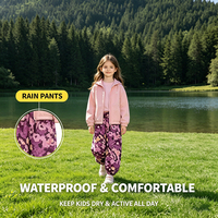 Individuell Bedruckte PU-Kinderregenjacke im Poncho-Stil mit Logo Wasserdichte Regenbekleidung für den Außenbereich