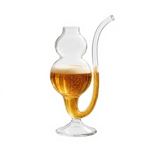 Verres à cocktail transparents en borosilicate faits à la main de 30 ml, sans plomb, coupe Martini, verres à Margarita, verrerie de bar réutilisable en gros - Product Image 2