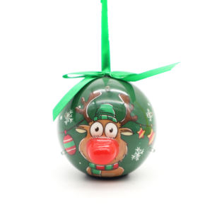 Bola de Navidad de Poliestireno de 80 mm con Nariz - Product Image 2