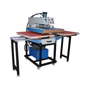 Presse à chaud hydraulique double plateau robuste à glissière grand format 50x70 cm pour sublimation – Prix usine - Product Image 4