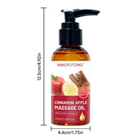 Aceite Corporal de Canela y Manzana Natural, Lavanda, Jojoba, Almendras Dulces, Hidratante y Relajante para el Cuidado de la Piel, 100 ml, OEM, ODM