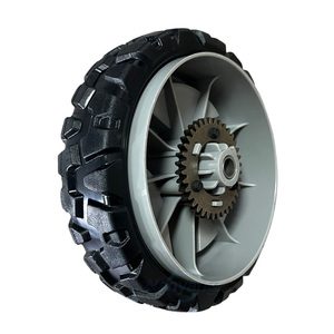 Lawn Mower <b>Wheels</b> 8 Inch AWD Drive <b>Wheel</b> Assembly Replacement 580365301 593198101 Drive Gear <b>Plastic</b> <b>Wheels</b> - Product Image 4