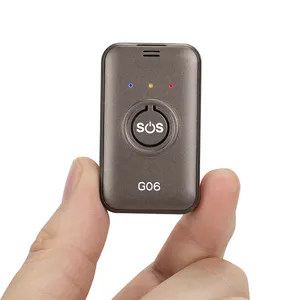 Laatste Beste Prijs Personal Security Sos Alarm Real Time Mini Gps Tracker G06, kids Ouderen Paniek Bellen Gps Tracking Apparaat