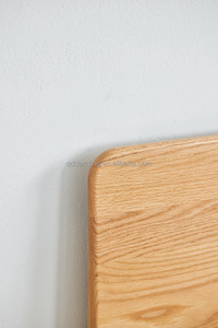 A5017 Nordic Minimalista Estilo Sólido Carvalho Madeira Preto Natural e Nogueira Cor Moderna Quarto Móveis Cama De Madeira - Product Image 4
