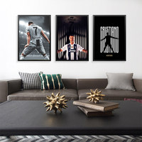 Fußballstar-Poster: Dekorative Kunst für Wohnzimmer, Bars, Lotteriegeschäfte, Schlafzimmer und Internetcafés
