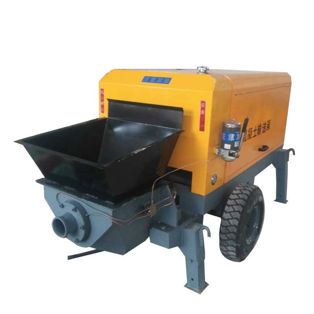 Diesel Engine Mortar Spray Pump for Wall Application with High Load Moment
