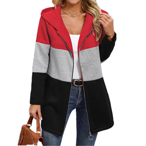 Fashion Breathable Plus Size Plain Pockets Pullover Casual Women's Long Sleeve <b>Hoodie</b> Waterproof Spring/Autumn/Summer/Winter - Product Image 1