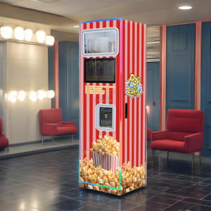 Chuyên Nghiệp Tùy Chỉnh Thương Mại Bỏng Ngô Làm Máy Bán Hàng Tự Động 15.6 Inch Màn Hình Cảm Ứng Tự Động Bỏng Ngô Máy Cho Rạp Chiếu Phim Động Cơ - Product Image 2