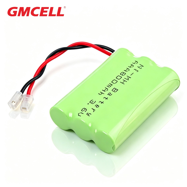 China Supplier Ni-MH Battery Rechargeable 3.6V AAA 800Mah Battery Pack