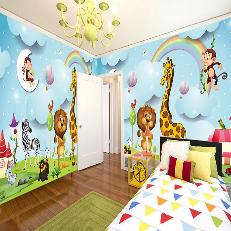 AOFOTO Fotohintergrund 8x8ft – Cartoon Spielzeug Fabrik Motiv, Vinyl, Für Kinderfotos