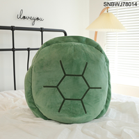 Peluche tortue de haute qualité, très populaire, très vendue, coussin tortue à porter, jouet en peluche coquille de tortue, grande taille pour lit