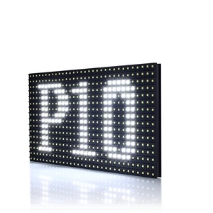 Module d'affichage LED P10 SMD blanc 320x160mm pour extérieur, idéal pour les enseignes à texte défilant (Shenzhen TP) - Product Image 1