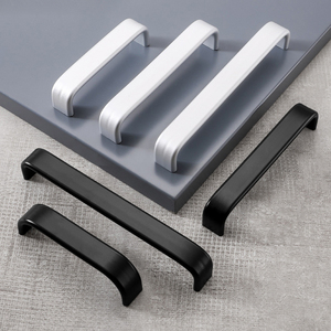 Laci kabinet ruang padat berbentuk U, Laci sederhana Matte hitam untuk penyimpanan sepatu, Penyimpanan perangkat keras furnitur - Product Image 6