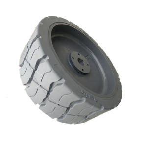 Pièces de rechange <span class=keywords><strong>Haulotte</strong></span> 2820302890 Pneu de roue OEM 15X5 pour élévateur à ciseaux <span class=keywords><strong>Haulotte</strong></span> C12 C14 - Product Image 2