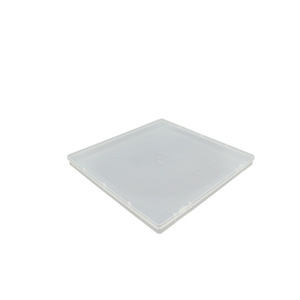 Transparent Square Plastic Storage Box F15 22.5x22.5x1.8cm Covered Organizer for Jewelry Tools Parts - Product Image 5