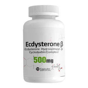OEM Private Label Beta Ecdysterone Capsules Powder 500mg Sport Endurance Muscle Mass for Athletes