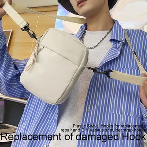 PCS <b>Plastic</b> Snap <b>Hook</b> Swivel Clip <b>Plastic</b> Rotary Webbing <b>Hooks</b> For Shoulder Bag Strap Backpack Keychains Purse Clasp - Product Image 4