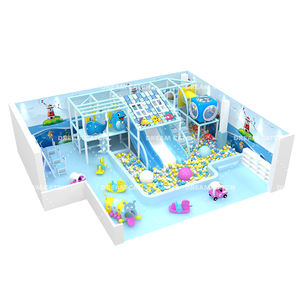 Dream Catch Custom 100 Sqm Commercial Ocean Theme Kids Playhouse Juegos interactivos Soft Play Children Indoor Playground - Product Image 1