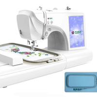 Machine de broderie et de couture à aiguille unique, pour usage domestique, à bas prix