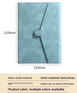 Customizable <b>A5</b> Business Notebooks Simple Meeting Record Notebook Printing Wholesale <b>Envelope</b> Design Promotion Magnetic Button - Product Image 2