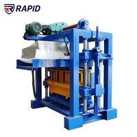 Machine semi-automatique de fabrication de blocs QT40-2 – Prix compétitif – Machine à briques creuses en béton – Matériel de pavage en ciment – Faible investissement
