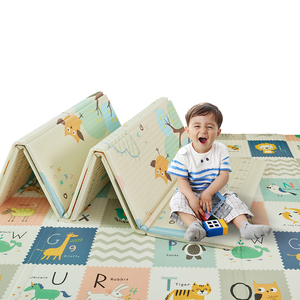 Thảm bò cho bé 180cm, thảm trò chơi hai mặt có thể gập lại, in màu, thân thiện với môi trường để sử dụng tại nhà - Product Image 5