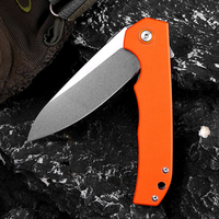 Couteau de poche pliant artisanal en acier D2 pour le camping, avec manche en G10, disponible en OEM, qualité industrielle, tactique, EDC