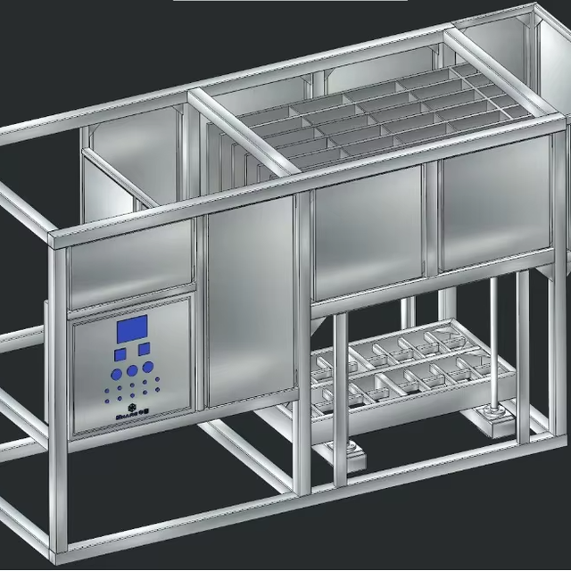 1 Ton/Day Block Ice Making Machine with Geramany Brand Bitzer Compressor Store Indonesia