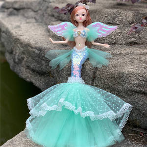 Angel Mermaid Mermaid Doll Girl Toy Princess Kids Birthday Gift Doll Game Play Wedding Mermaid Costume Girl Princess Toys - Product Image 2