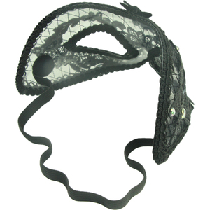 Máscara de Fantasia Veneziana para Mulheres e Meninas, Sexy, de Renda, Olho de Gato Preto, Máscara de Rosto Inteiro em Poliéster para Festas de Natal e Halloween - Product Image 5