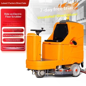 Multifunctional Scrubber Industrial Washing Machine Small Driving Washing Truck Restaurant Hospital Supermarket - Product Image 1