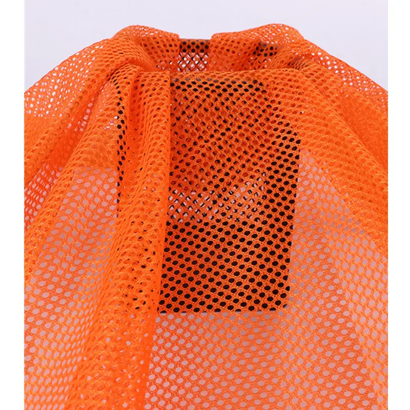 100% Polyester Mesh Stoff Bewegung atmungsaktive elliptische Mesh Stoff für Gepäck Schuh material Spielzeug Mesh Wäsche sack