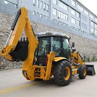 Chargeuse sur pneus jaune TLS4CX, capacité de charge nominale de 2800 kg, godet de 1,5 m³ pour travaux de construction et agricoles