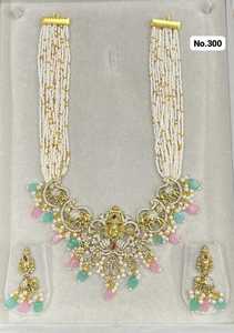 Elegante Juego de Collar y Aretes con Circonita, Chapado en Oro, Joyería de Diseño para Mujer, para Bodas y Fiestas, Venta al Por Mayor - Product Image 5