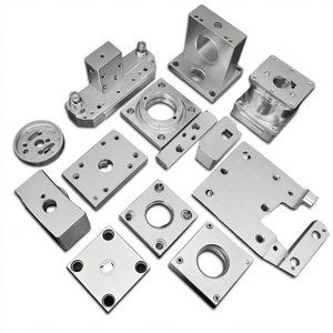 خدمة طحن <span class=keywords><strong>CNC</strong></span> خماسية المحاور مخصصة وعالية الدقة لتصنيع كتل معدنية وقطع ألومنيوم مؤكسدة - Product Image 1