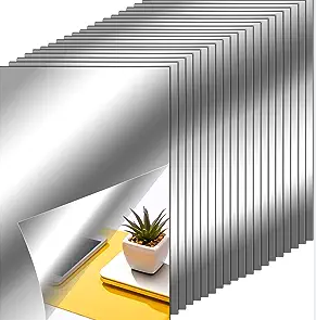 Self Adhesive <strong>PET</strong>/PVC Mirror Contact Paper Peel Stick Waterproof Anti-Slip <strong>Wallpaper</strong> Stickers for Bathroom Hotel Decoration Roll - Product Image 6