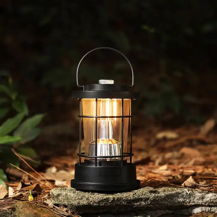 LED Rechargeable Retro Camping Light Outdoor Lantern Lamp Portable Tent  Light - China Camping Light, Camping Tent Light