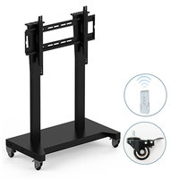 Chariot de levage motorisé pour téléviseur LED, réglable en hauteur, rotatif à 360 degrés, électrique, mobile, vente en gros, pour la maison et le bureau