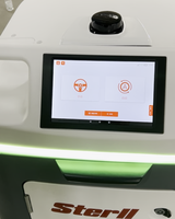 Machine de nettoyage de sols intelligente commerciale, robot industriel extérieur pour le nettoyage, machine de lavage et de balayage intelligente
