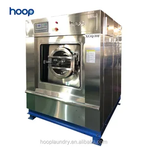 Hoop เครื่องซักผ้าประสิทธิภาพสูงพิเศษที่ขายดีที่สุดเทคโนโลยีขั้นสูงเหมาะสำหรับโรงแรมและโรงพยาบาล