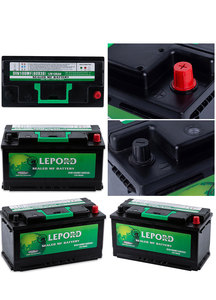 Batteries automobiles pour camions, voitures de golf, technologie japonaise et coréenne, norme allemande 60038 DIN100 12V 100AH, remise - Product Image 2