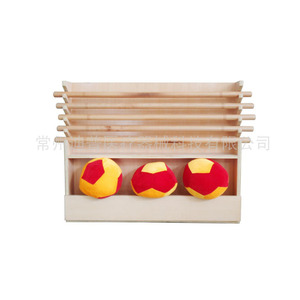 Bastones de Gimnasia Dipu y Equipo de Lanzamiento y Recepción de Pelotas para Entrenamiento de Equilibrio en Extremidades Superiores, Rehabilitación, Material de Madera para Adultos - Product Image 1