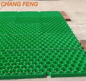 Griglia per <span class=keywords><strong>Pavimentazione</strong></span> in HDPE Stabilizzato ai Raggi UV, Superficie a Nido d'Ape, Design Industriale Durevole, Permeabile, per Drenaggio e Uso Comunale - Product Image 1