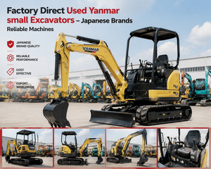 Mini Excavadora Usada Barata de 2.5 Toneladas con Motor Yanmar y Caja de Cambios, Origen Japón, Excavadora Hidráulica Pequeña Económica - Product Image 1