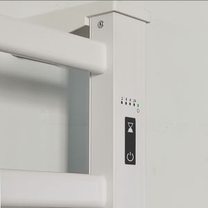 Sèche-serviettes électrique mural ou sur pied à 8 barres avec réglage de la température et minuterie 0-24 heures - Product Image 2