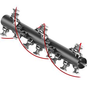 AWON FTS180 tracteur monté à l'arrière tondeuse à Flail ramassage taille Mulcher pour vergers et vignes - Product Image 6