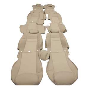 WING Tam Set Yüksek Kaliteli Araba İç Aksesuarları Basit PVC/PU Deri Araba Koltuk Kılıfı <span class=keywords><strong>Toyota</strong></span> <span class=keywords><strong>Fortuner</strong></span> için - Product Image 1