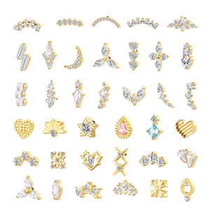 Piercing Stories, Joyería para Piercings Corporales de Titanio ASTM F136, Labret, Anillo para Ombligo, Aretes - Product Image 6